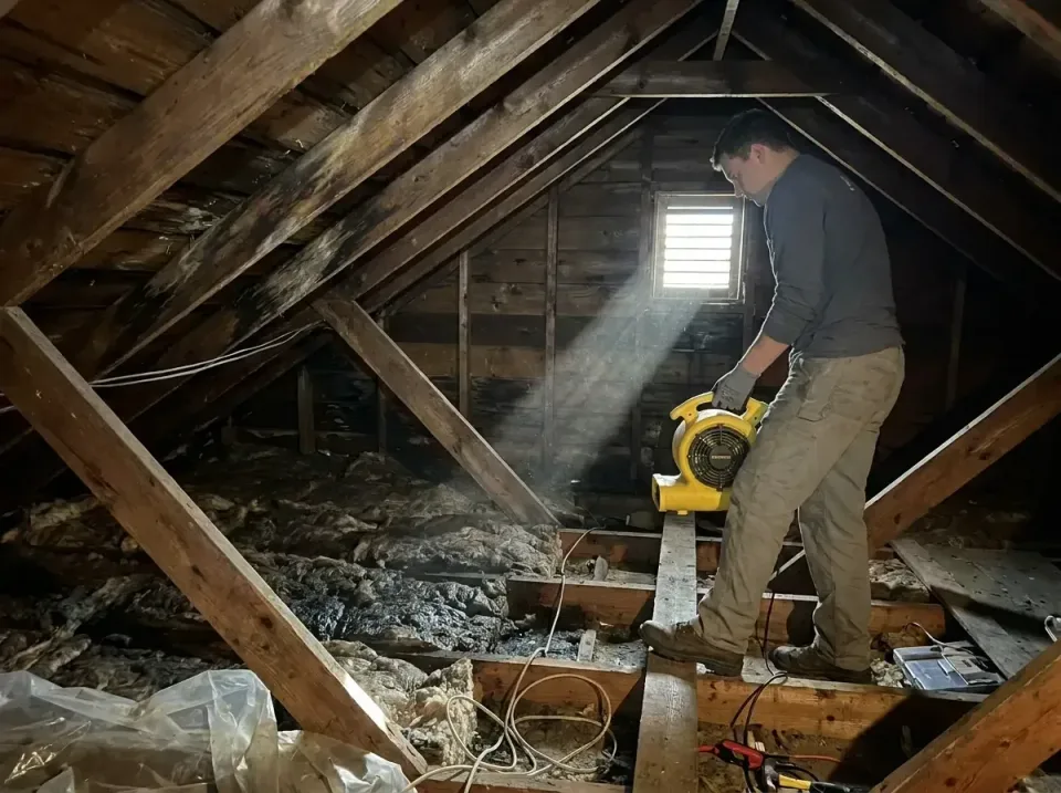 attic-water-damage-drying-proc-007 — frequently asked questions, Emergency Water Extraction & 24/7 Flood Response in Eastpor…